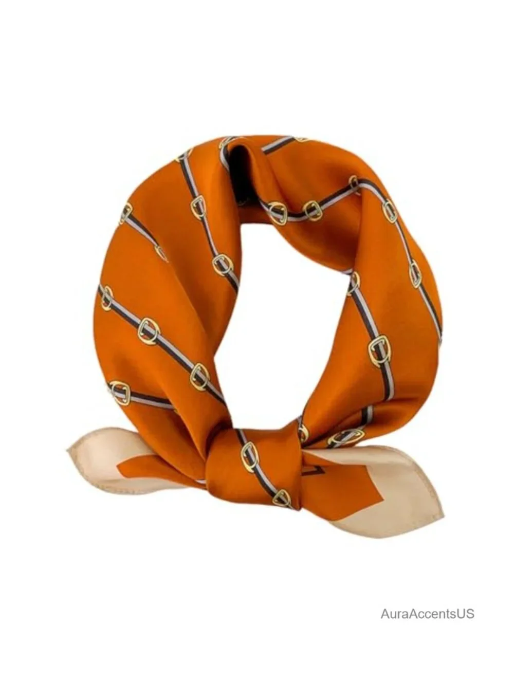 100% Real Mulberry Silk Small Square Scarf Neckerchief